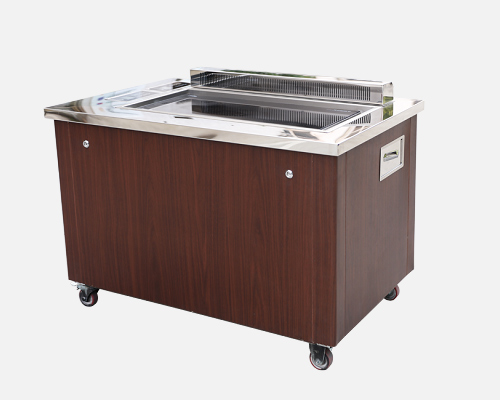 Half Grooved Half Flat Mobile Teppanyaki