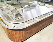 Arched BBQ Teppanyaki Table