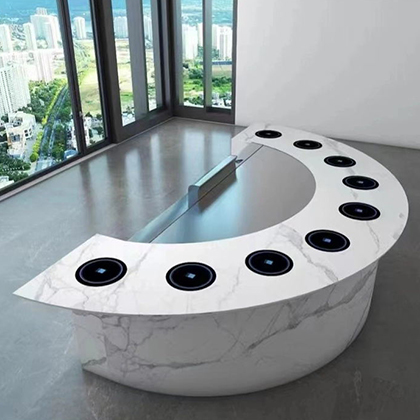 Semicircle Teppanyaki Table