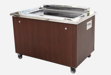 Half Grooved Half Flat Mobile Teppanyaki